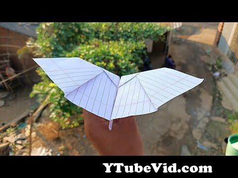 View Full Screen: how to make paper bat flapping like butterfly notebook paper flying bat technokriart.jpg