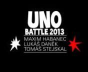 Dalším v řadě našeho přehledu videí akce UNO Battle 2013 je tým Ambassadors ve složení Lukáš Daněk, Maxim Habanec a Tomáš Stejskal. Opět najdete v článku fotografie, odkazy na všechny předešlé články a samozřejmě i soutěžní video!
