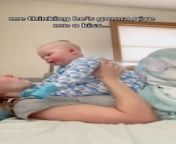 This mother was playing with her baby sitting on her stomach. As the baby bent forward she assumed he was going to kiss her and puckered up her lips. However, the baby had a different plan and ended up throwing up on her face instead.&#60;br/&#62;&#60;br/&#62;The underlying music rights are not available for licensing. For use of the video with the track(s) contained therein, pls contact the music publisher(s) or relevant rightholder(s).