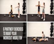 Trainer Noam Tamir shows you 6 partner exercises to make your workout more fun.