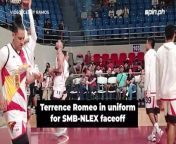 Terrence Romeo in uniformfor SMB-NLEX faceoff#pba